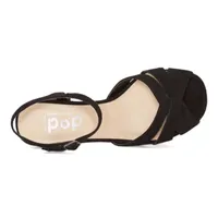 Pop Womens Garcelle Heeled Sandals