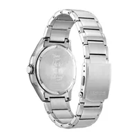 Citizen Luke And Vander Duel Star Wars Mens Silver Tone Stainless Steel Bracelet Watch Aw1140-51w