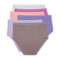 Fruit of the Loom Ladies Ultra Soft 6 Pack Brief Panty 6dpusb1