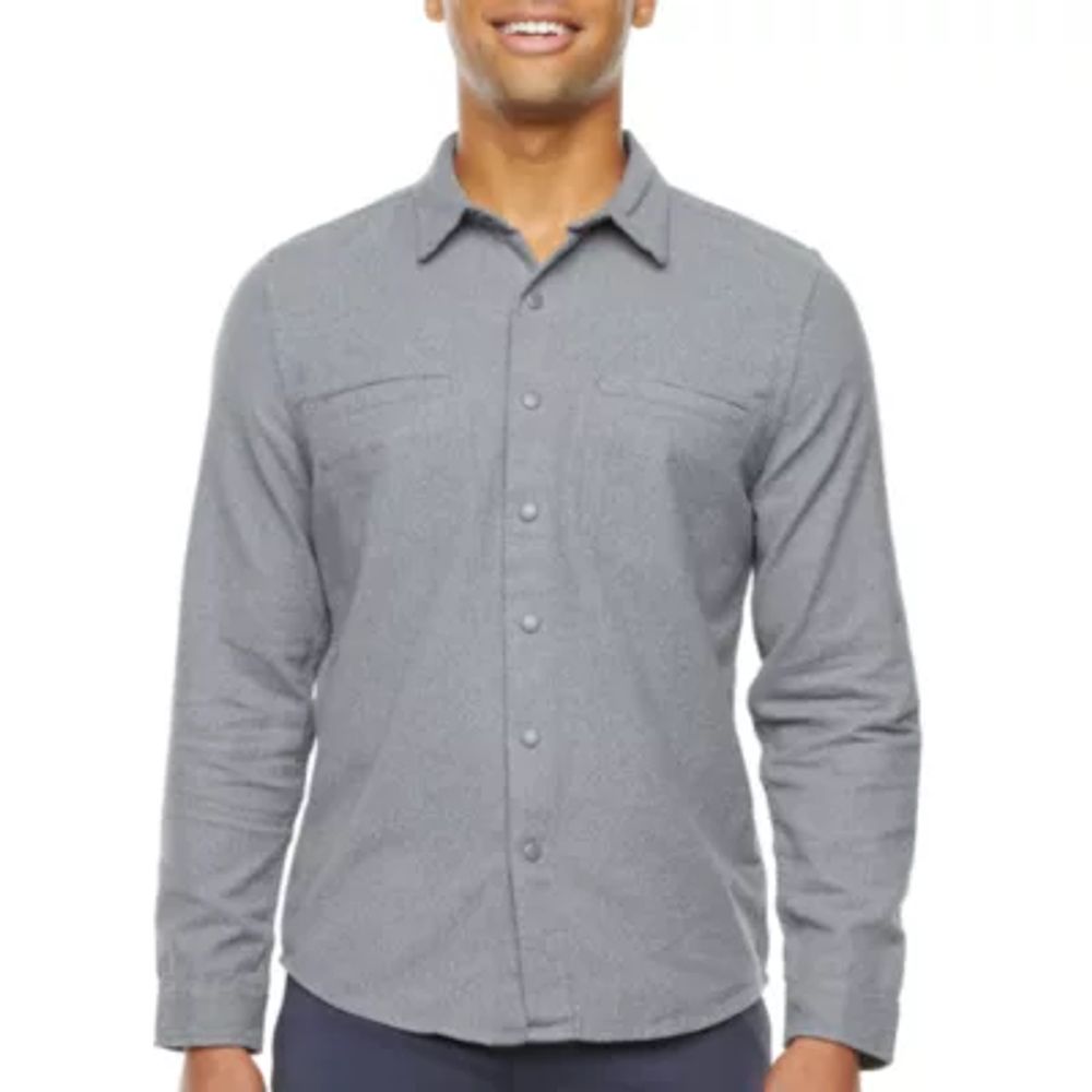 Stylus Mens Regular Fit Long Sleeve Button-Down Shirt