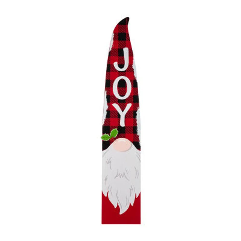 Glitzhome Christmas Gnome Christmas Porch Sign