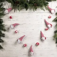 Glitzhome Gnome Indoor Christmas Garland