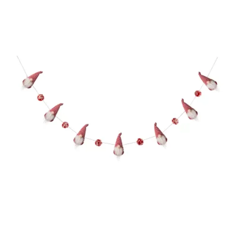 Glitzhome Gnome Indoor Christmas Garland