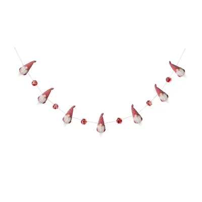 Glitzhome Gnome Indoor Christmas Garland