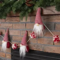 Glitzhome Gnome Indoor Christmas Garland