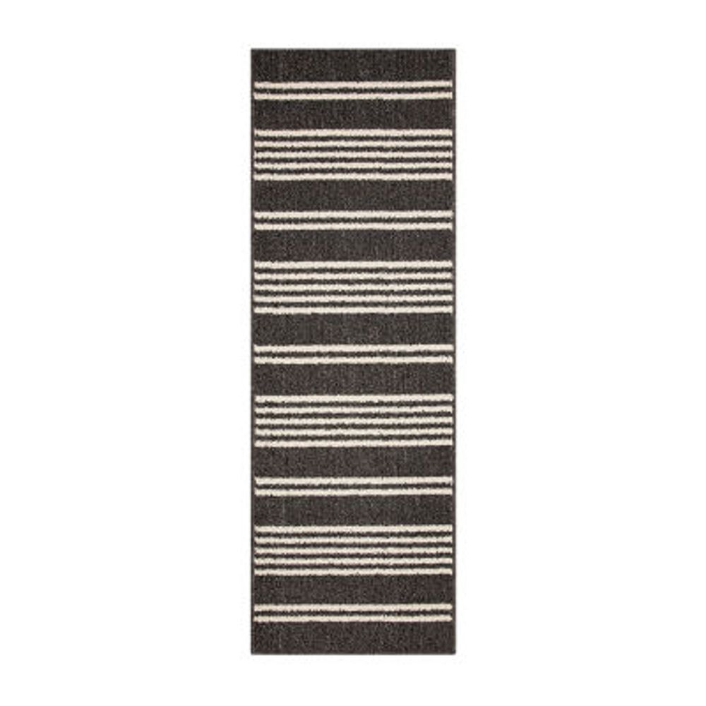 Mohawk Home Piping Stripe Washable Indoor Rectangular Runner