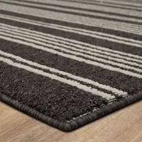 Mohawk Home Piping Stripe Washable Indoor Rectangular Runner