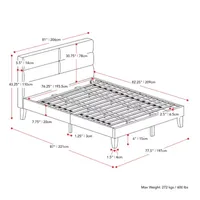 Bellevue Upholstered Panel Bed