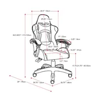Ravagers Ergonomic Design Adjustable Height Office and Gaming Chair