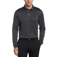 PGA TOUR Yes Mens Classic Fit Long Sleeve Polo Shirt