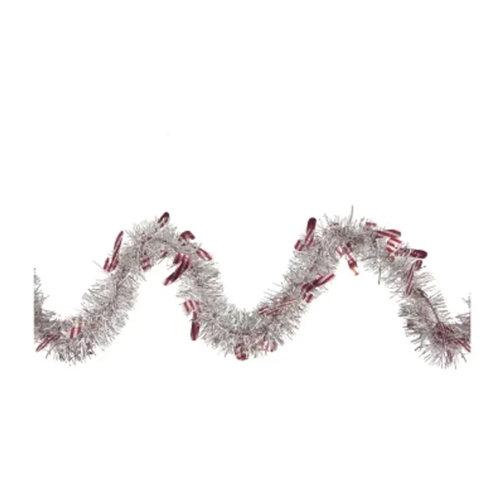 Northlight 50' Shiny Iridescent White Christmas Foil Tinsel