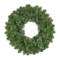 Colorado Spruce Artificial Christmas Wreath  24-Inch  Unlit