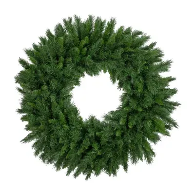 Lush Mixed Pine Artificial Christmas Wreath  36-Inch  Unlit