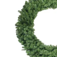 Canadian Pine Artificial Christmas Wreath  48-Inch  Unlit