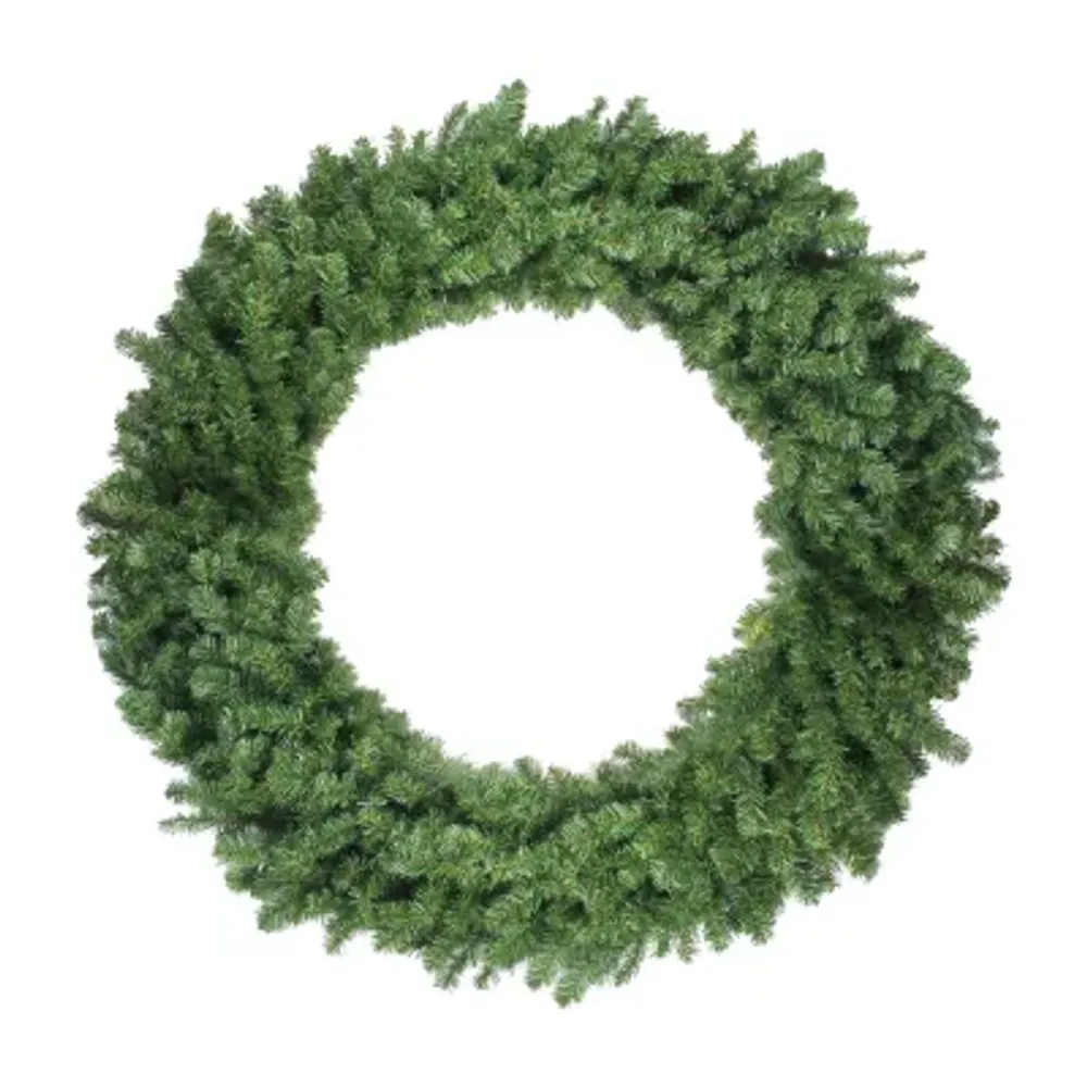 Canadian Pine Artificial Christmas Wreath  48-Inch  Unlit