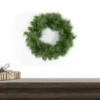 Canadian Pine Mini Artificial Christmas Wreath  12-Inch  Unlit