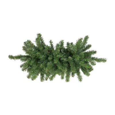 32'' Canadian Pine Artificial Christmas Door Swag - Unlit