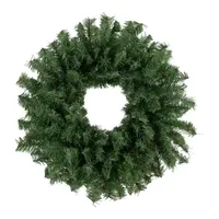 Canadian Pine Artificial Christmas Wreath  20-Inch  Unlit