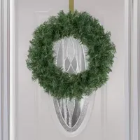 Canadian Pine Artificial Christmas Wreath  18-Inch  Unlit