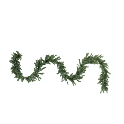 100' x 8'' Green Commercial Length Canadian Pine Artificial Christmas Garland  Unlit