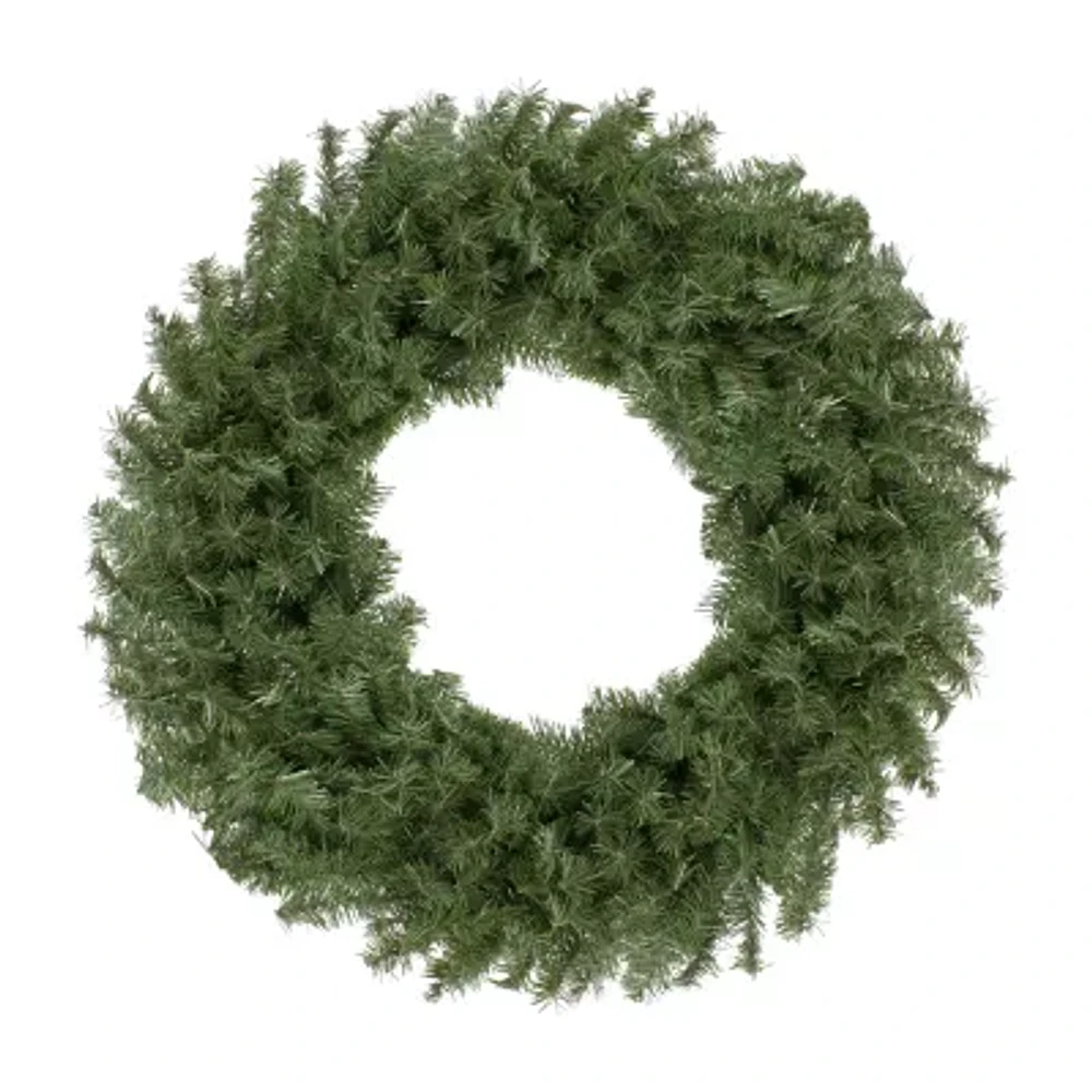 Canadian Pine Artificial Christmas Wreath  24-Inch  Unlit