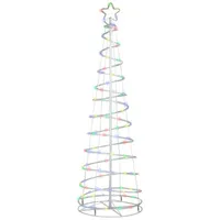 6' LED Color Changing Multiple Function Outdoor Spiral Christmas Tree
