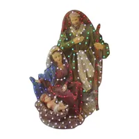 48'' LED Lighted Holy Family Christmas Nativity Scene Outdoor Decoration