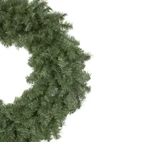 36'' Green Canadian Pine Artificial Christmas Wreath - Unlit