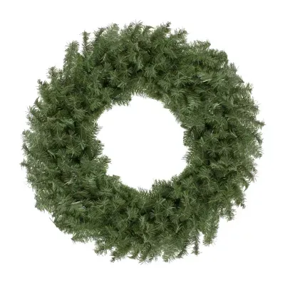 36'' Green Canadian Pine Artificial Christmas Wreath - Unlit