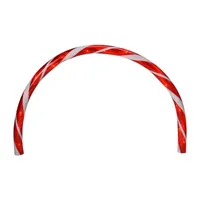 Set of 3 Candy Cane Arch Outdoor Christmas Pathway Markers