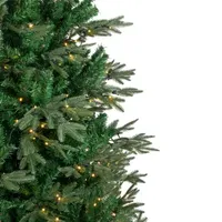 7.5' Pre-Lit Hudson Fir Artificial Christmas Tree  Warm White LED Lights