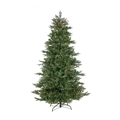 6.5' Pre-Lit Hudson Fir Artificial Christmas Tree  Warm White LED Lights