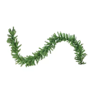 100' x 12'' Green Canadian Pine Commercial Length Artificial Christmas Garland  Unlit
