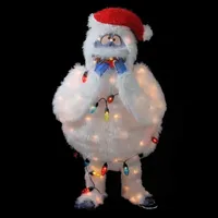 32'' Lighted Bumble with String Lights Outdoor Christmas Yard Decoration