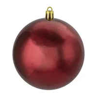 32ct Burgundy Red Shatterproof Shiny Christmas Ball Ornaments 3.25'' (82mm)