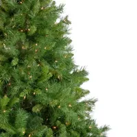 6.5' Pre-Lit Chatham Pine Artificial Christmas Tree  Clear Lights