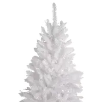 9' Pre-Lit Rapids White Pine Pencil Artificial Christmas Tree  Clear Lights