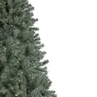 7.5' Pre-Lit Colorado Blue Spruce Artificial Christmas Tree  Clear Lights