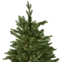 7.5' Pre-Lit Full Riverton Fir Artificial Christmas Tree  Warm White Lights