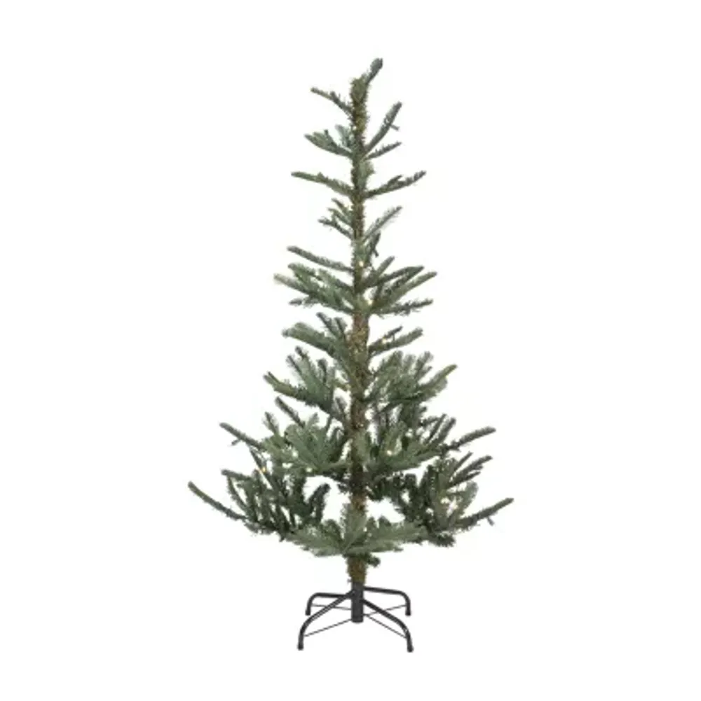 6.5' Pre-Lit Nordmann Fir Artificial Christmas Tree  Warm Clear LED Lights