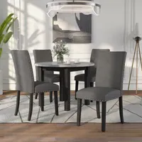 Duser 5-pc. Round Dining Set