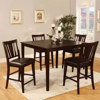 Alfer 5-pc. Counter Height Square Dining Set