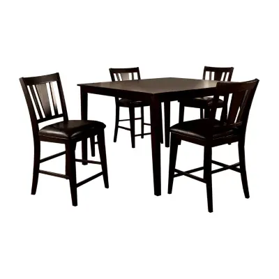 Alfer 5-pc. Counter Height Square Dining Set
