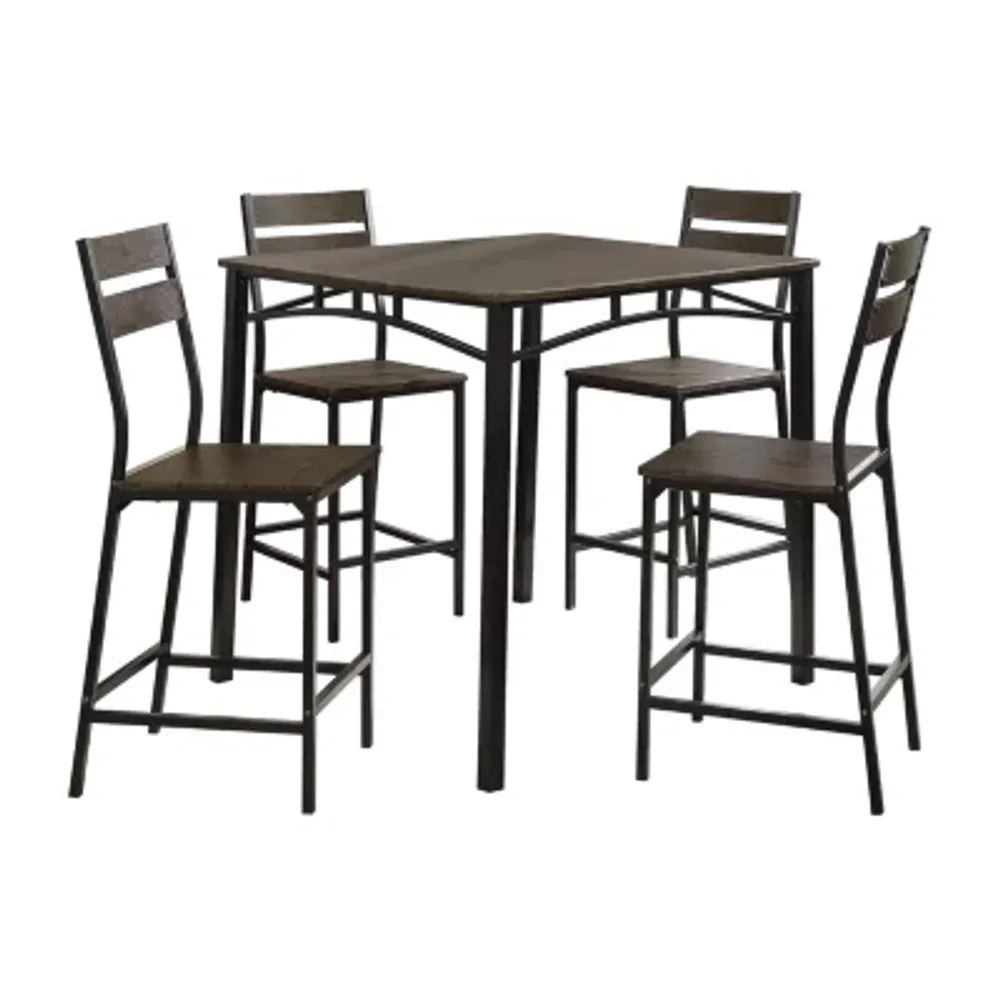 Alcon 5-pc. Counter Height Rectangular Dining Set