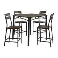 Alcon 5-pc. Counter Height Rectangular Dining Set