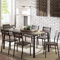 Alcon 7-pc. Rectangular Dining Set