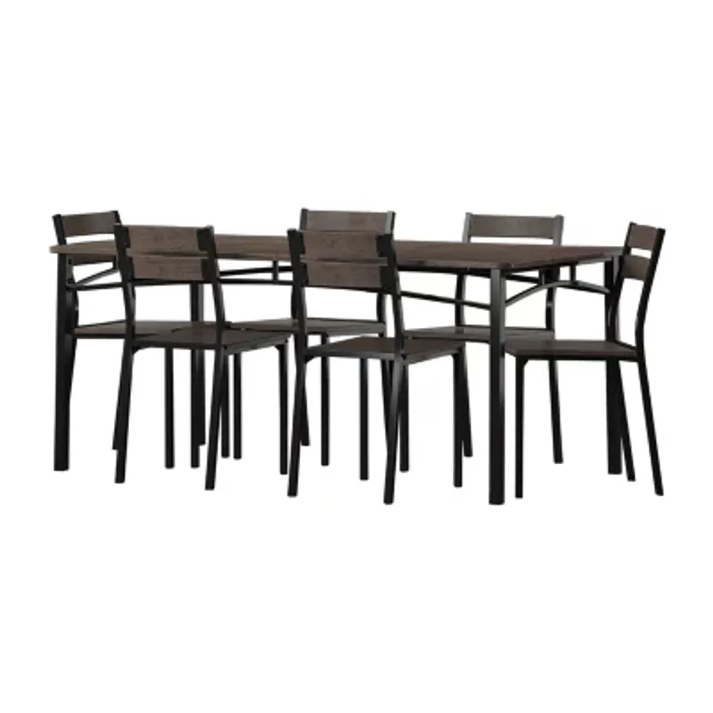 Alcon 7-pc. Rectangular Dining Set