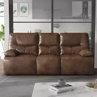 Living Room Collection Pad-Arm Power Recline Upholstered Loveseat