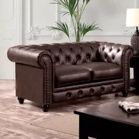 Living Room Collection Roll-Arm Upholstered Loveseat