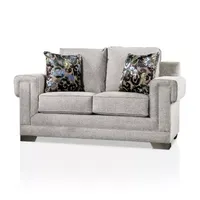 Living Room Collection Track-Arm Upholstered Loveseat